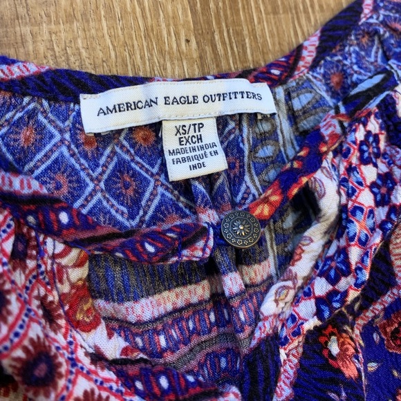 American Eagle Boho Cold Shoulder Dress - Picture 2 of 5